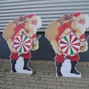 Glücksrad Weihnachtsmann