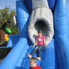 Riesenhüpfburg Betonmischer Rutsche