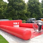 Human Bowling aufgebaut