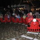 Kindereisenbahn bei Nacht