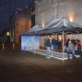 mobile Eisstockbahn Outdoor