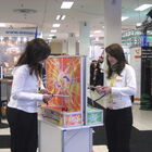 Heißer Draht Tischmodell in Aktion