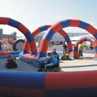 Mini Scooter Aufgeblasener Parcours